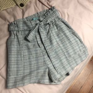 LF Plaid Brunch Shorts
